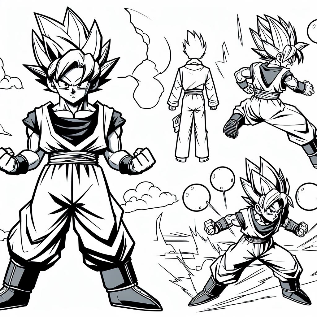 Dibujos de dragon ball para colorear 5