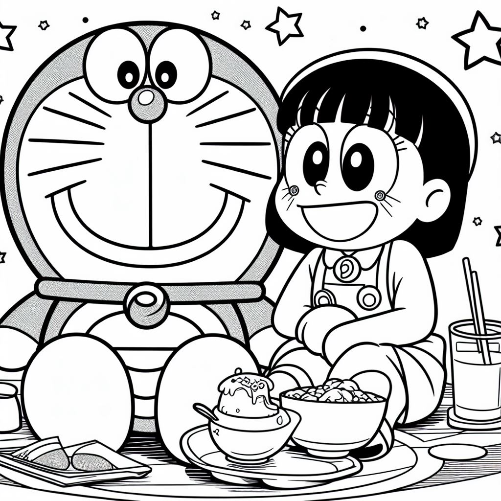 Dibujo de doraemon 