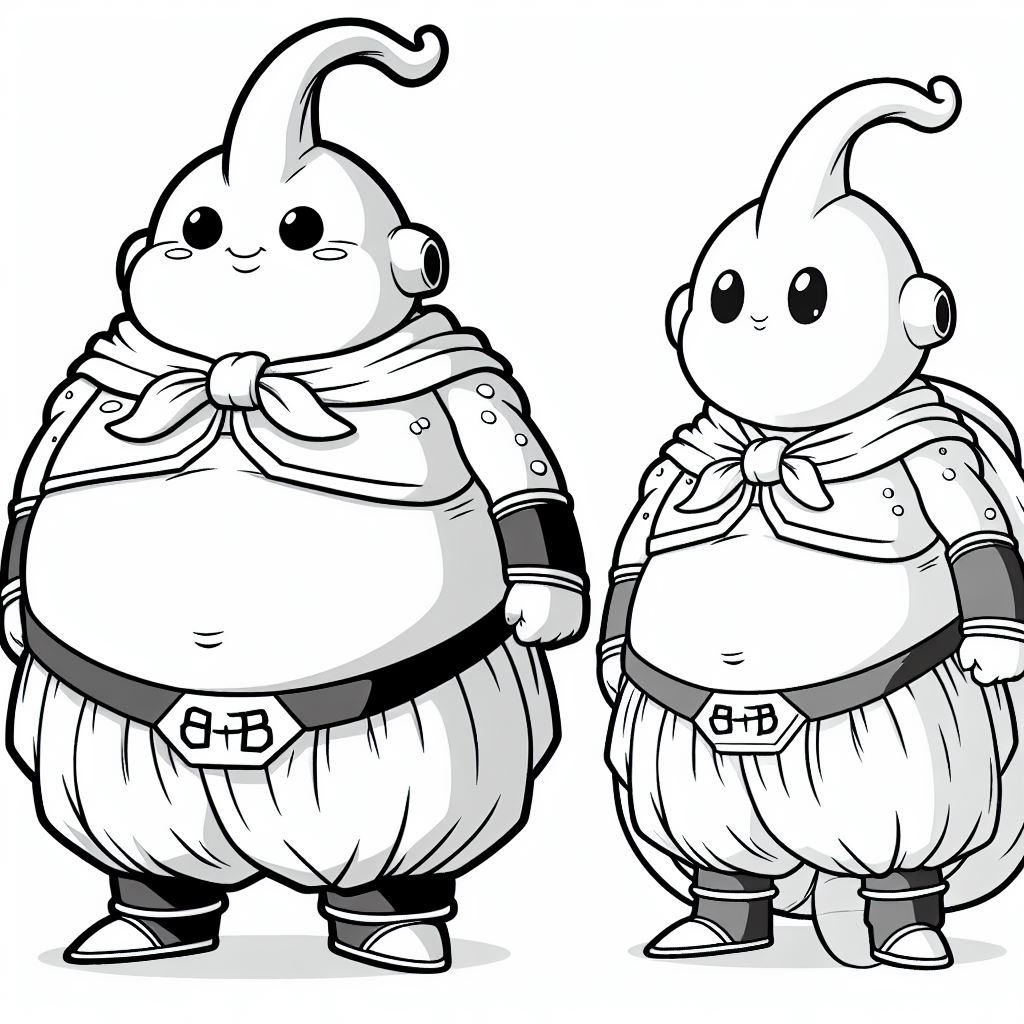 Majin Buu para pintar 12