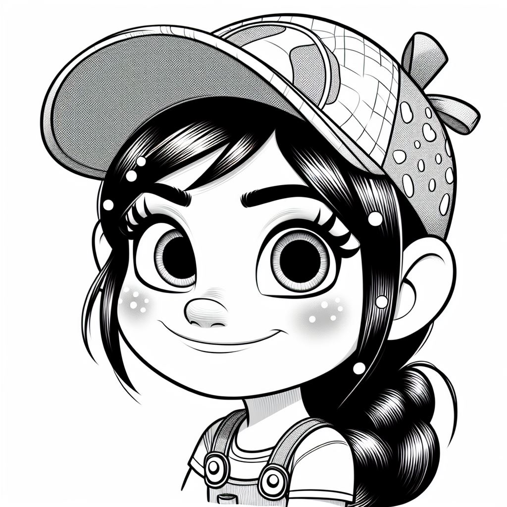 Pintar dibujo de Vanellope