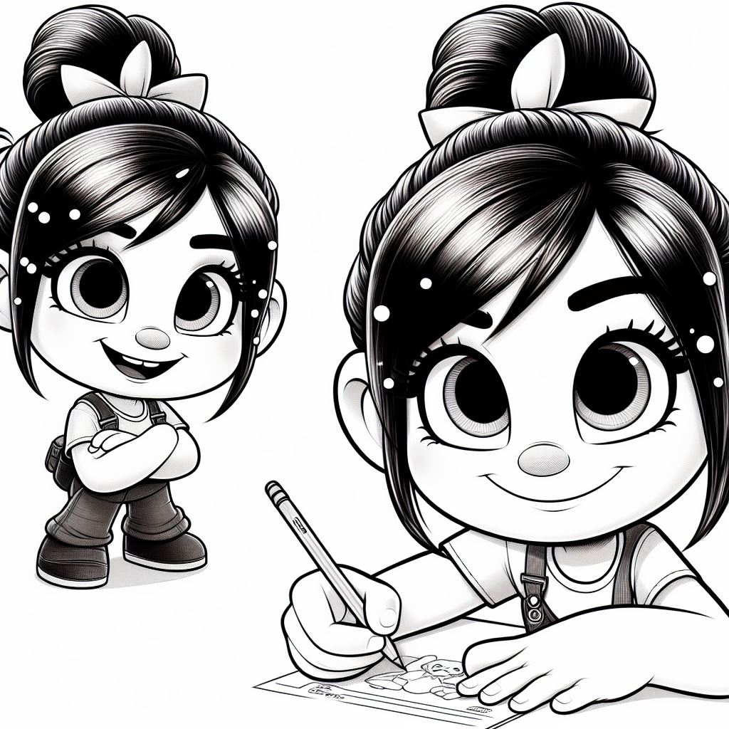 Imágenes de Vanellope para Pintar