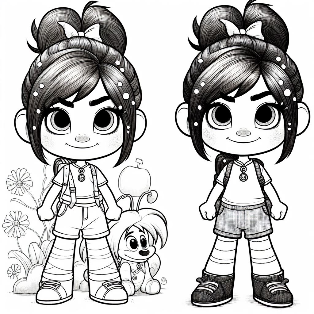Pintar dibujo de Vanellope