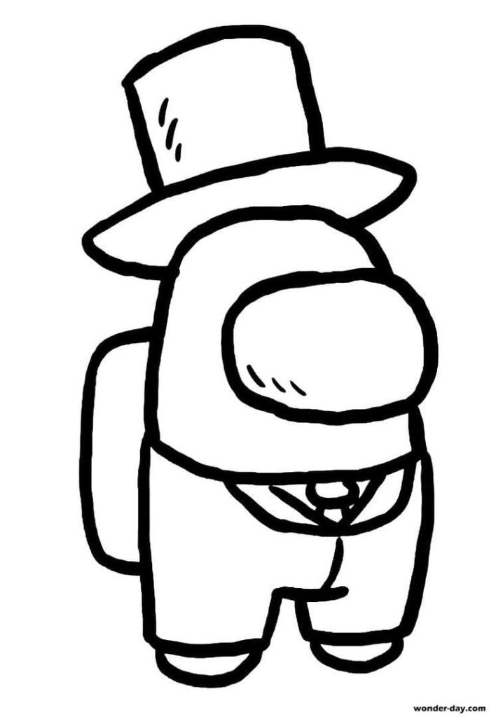 Among Us para colorear 3