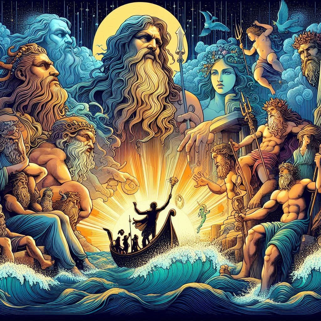 La Guerra de los Titanes: El Mito de Zeus y la Batalla contra Cronos para Niños