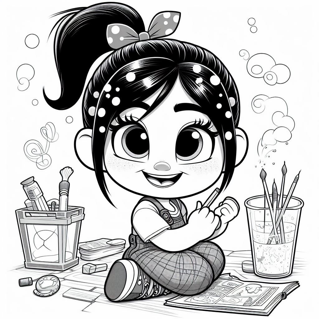 Pintar dibujo de Vanellope