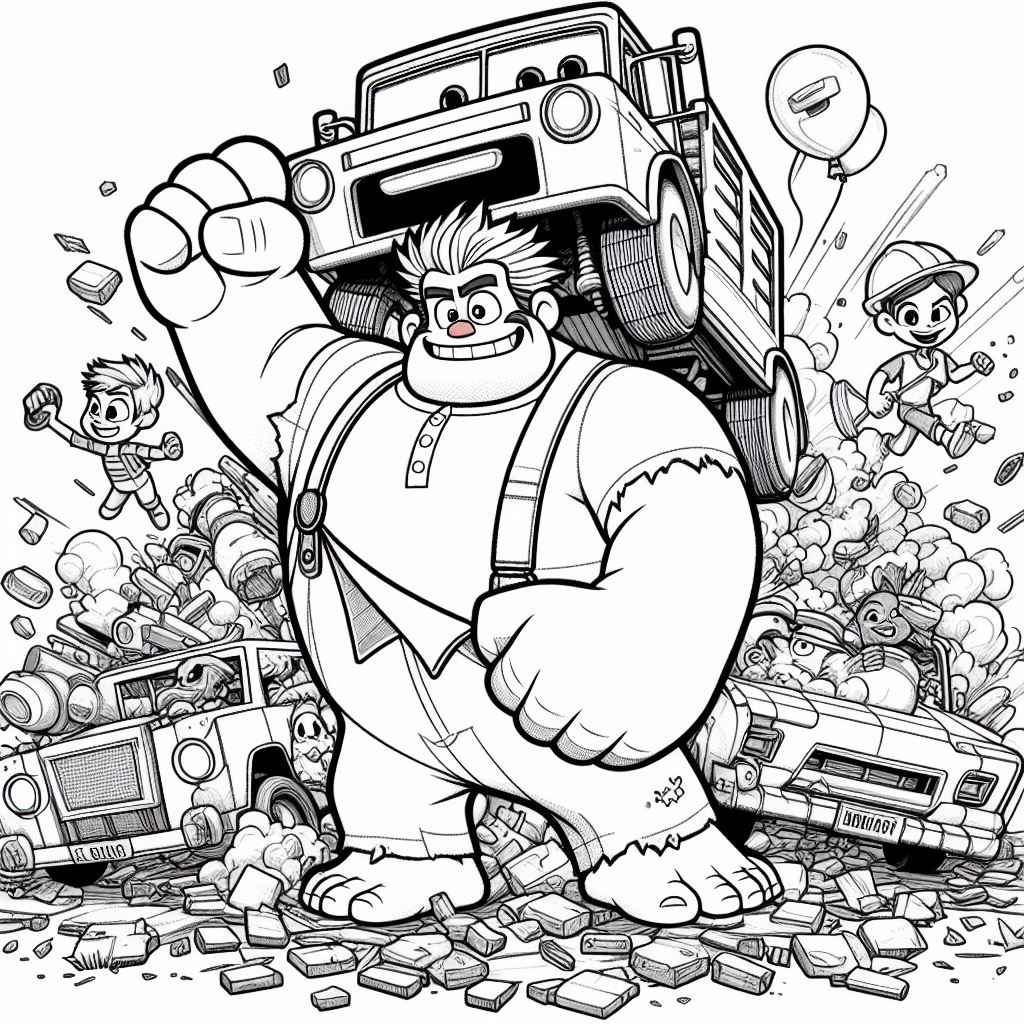 Imagen de Rompe Ralph y para pintar