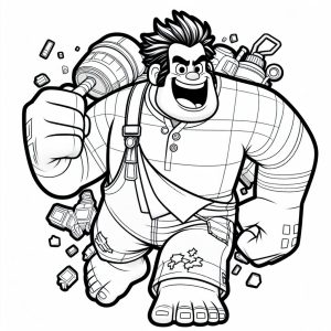 Dibujos de Rompe Ralph para colorear