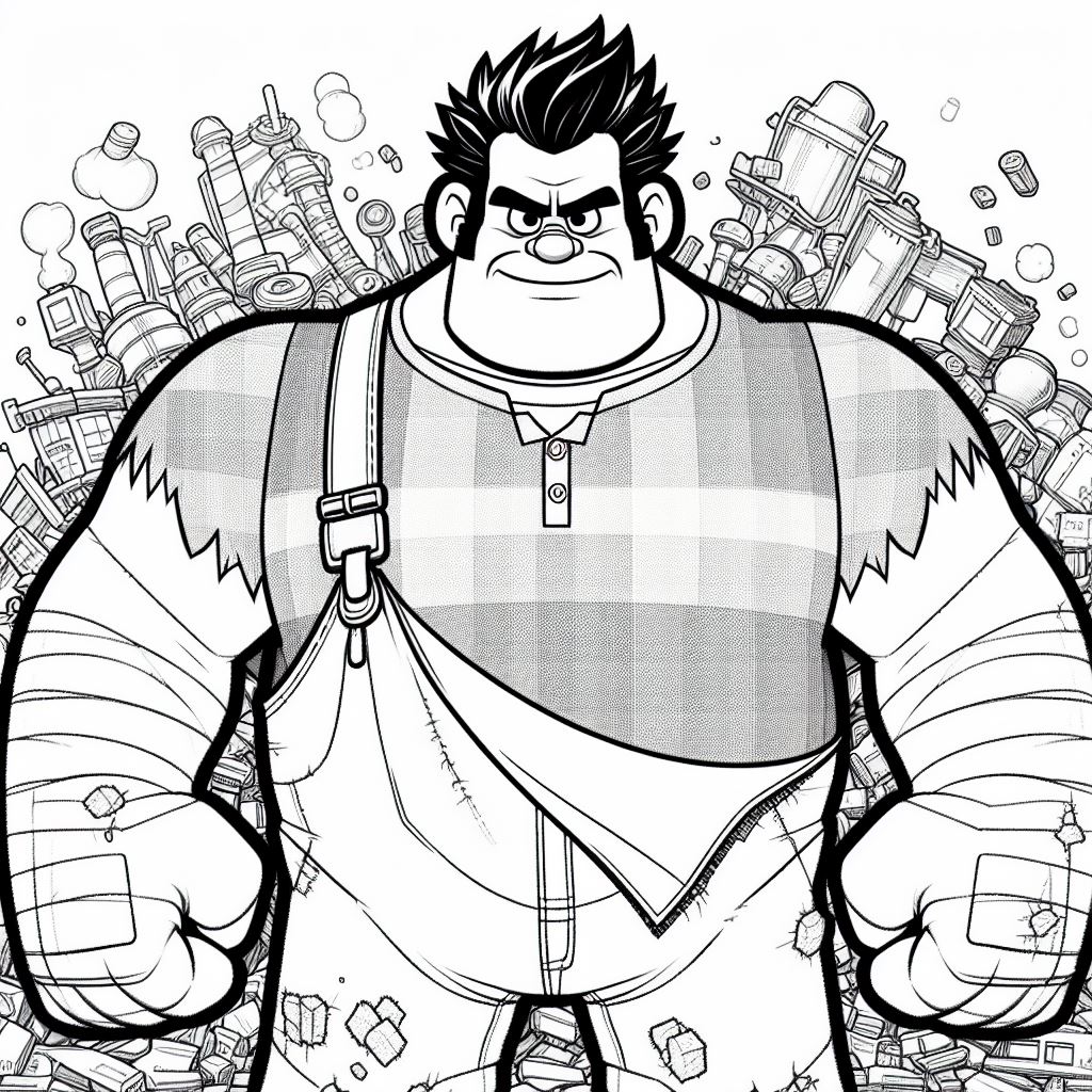 Dibujo de Rompe ralph 