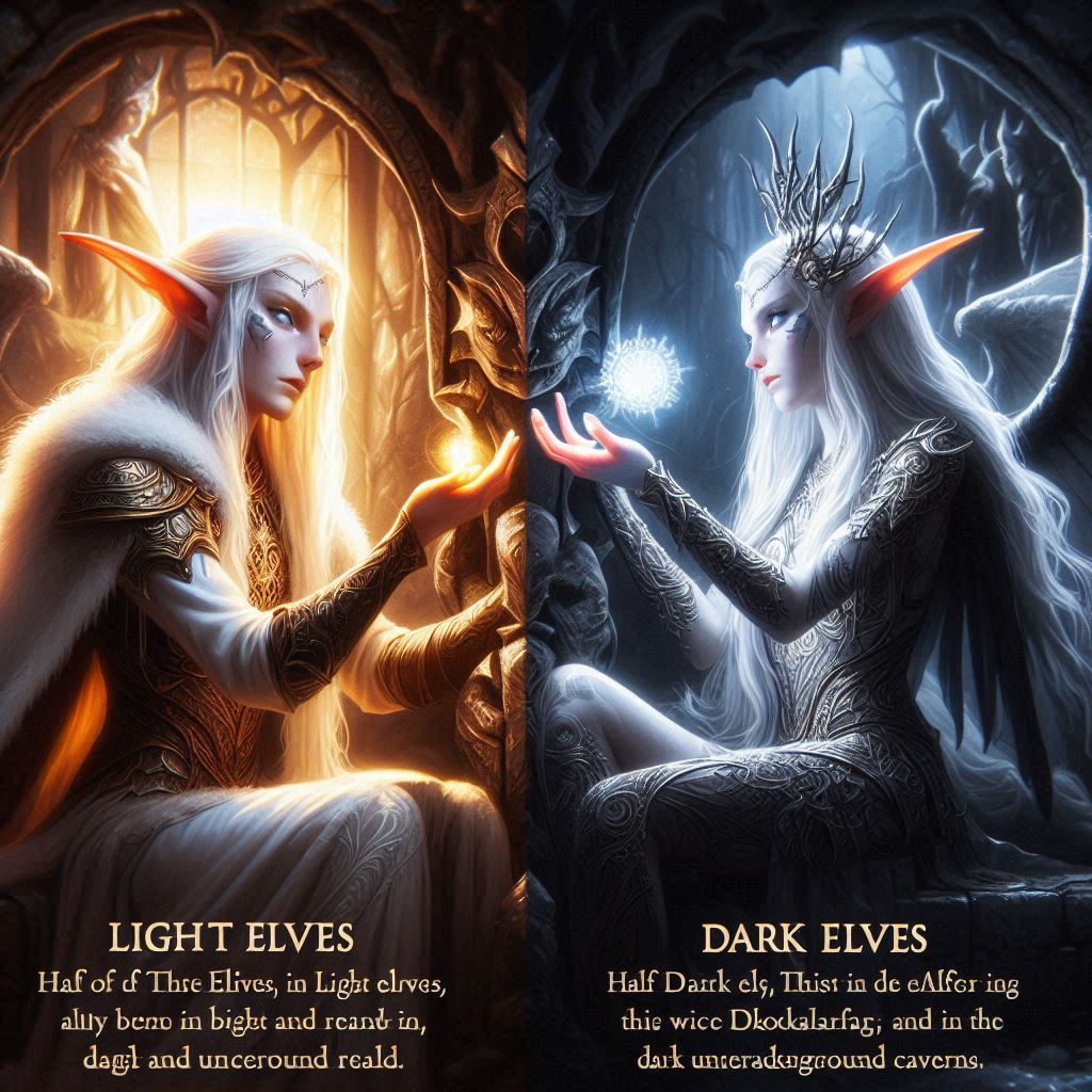 Cuento de los elfos y los enanos mágicos: Había una vez en Alfheim, un joven elfo llamado Lúndis, que soñaba con aventuras más allá de su hogar brillante.