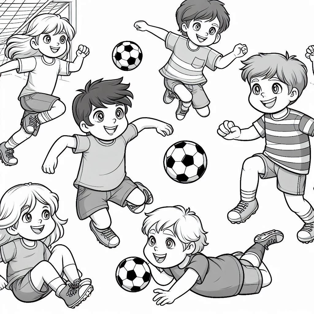 Dibujos de Fútbol para colorear