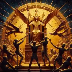 El cuento mitológico de la venganza de Horus contra Seth justicia en el antiguo Egipto