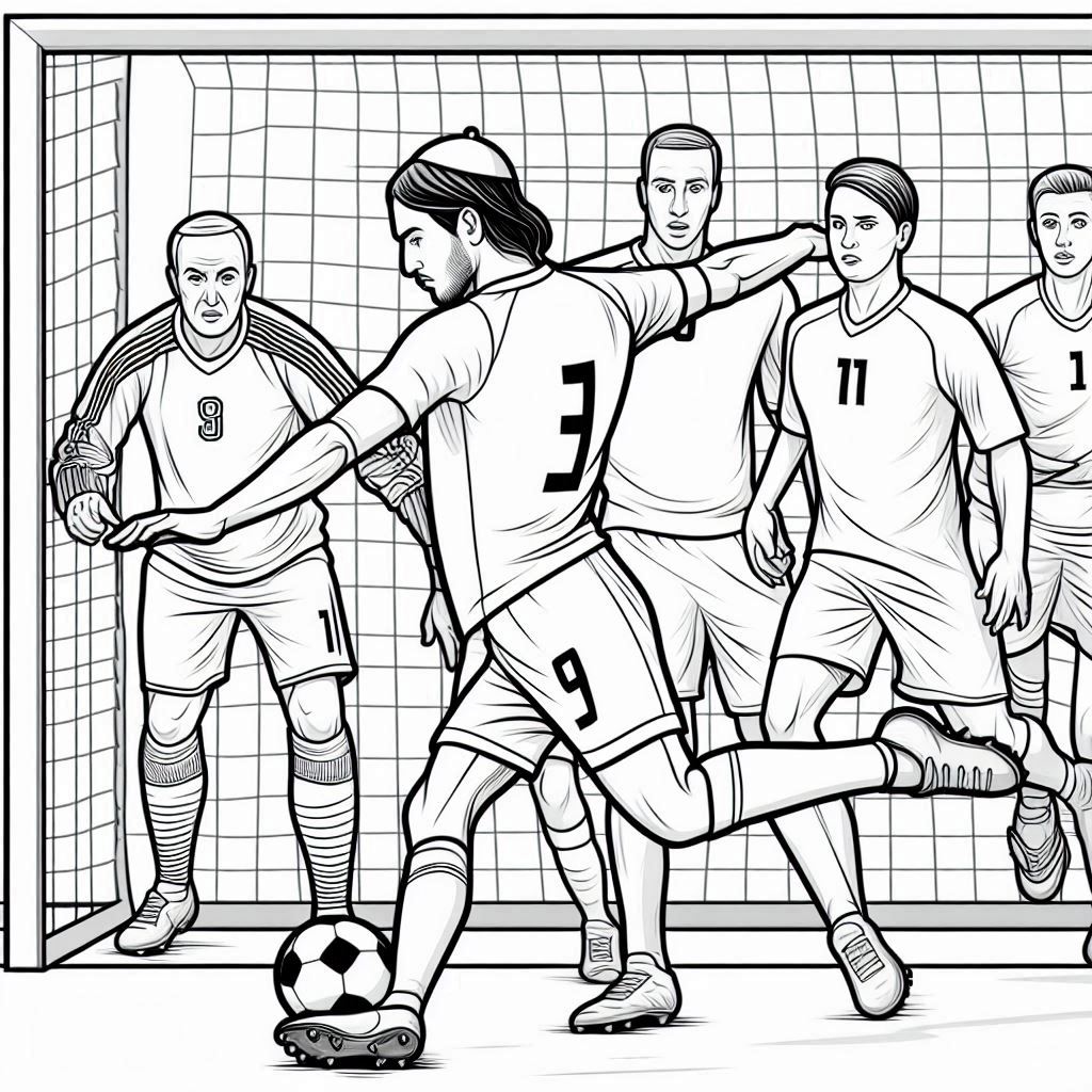 Dibujos de Fútbol para colorear