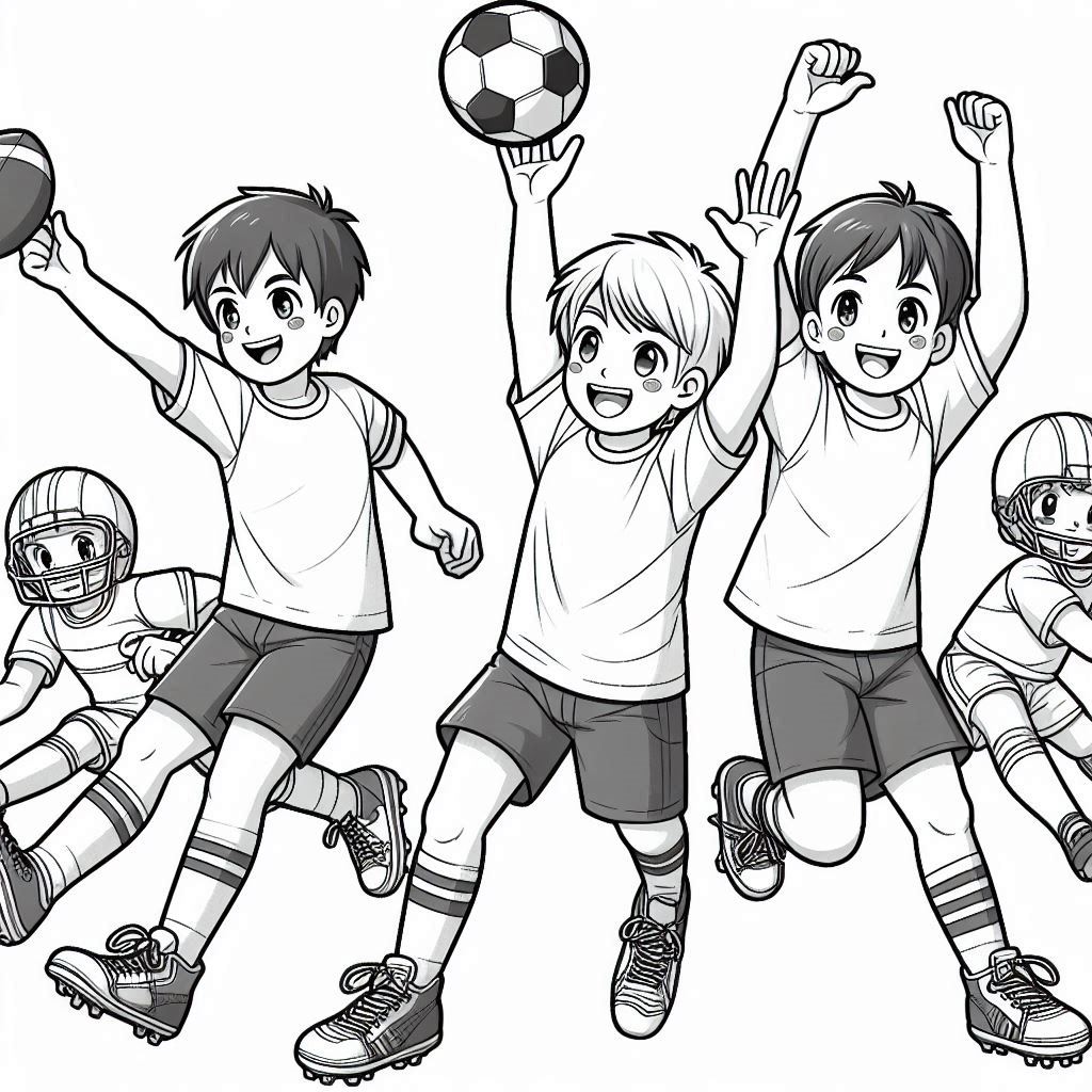 Dibujos de Fútbol para colorear