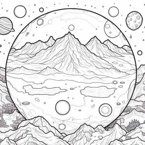 planetas para dibujar