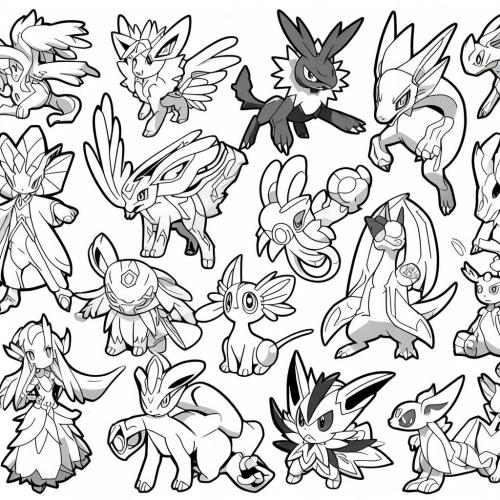 Dibujos de pokemon para colorear 3
